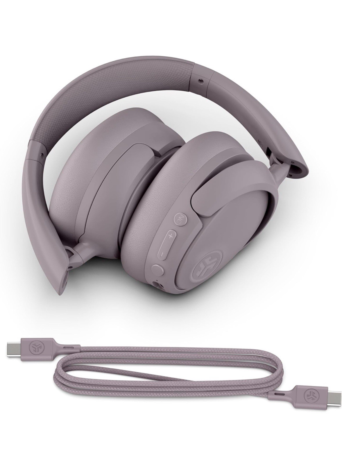 JLab JBuds Lux ANC Wireless Headphones Hybrid Active Noise Cancelling Mauve