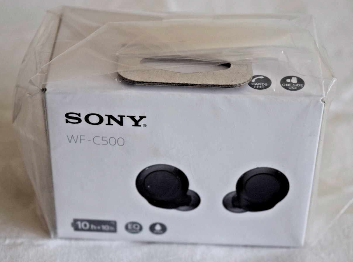 Sony WF-C500 In-Ear Bluetooth Earbud Headphones Black. New – Sealed
