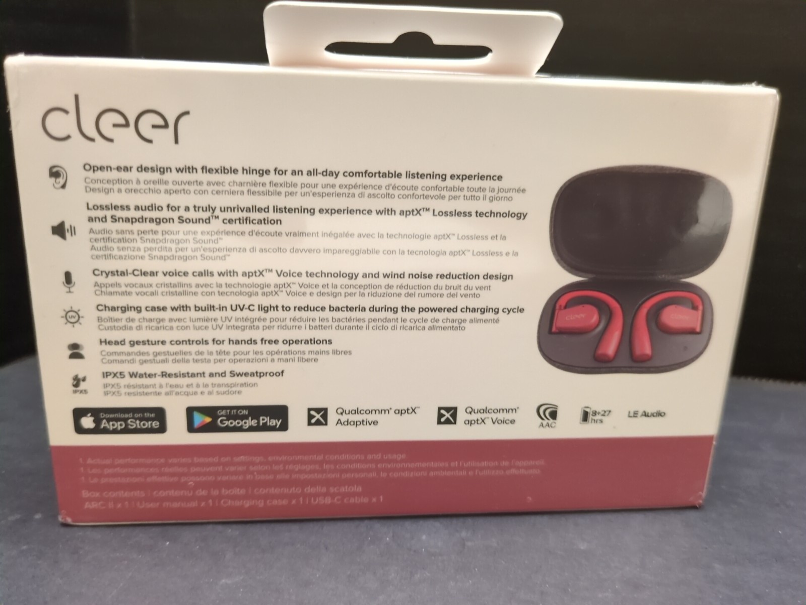 NEW UNOPENED Cleer Arc II Sport Smart Open Ear True Wireless Headphones