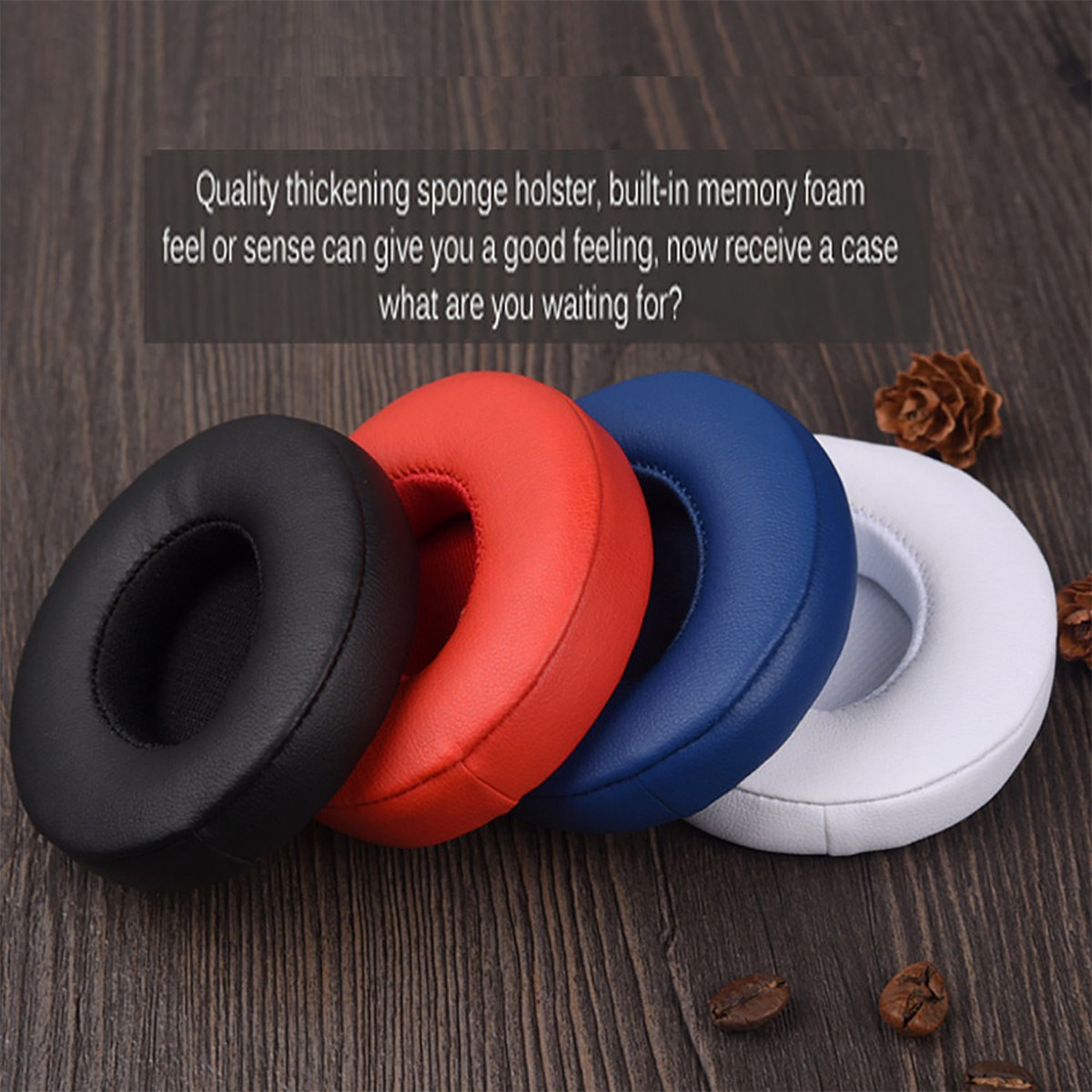 2 Replacement Earpad Ear Pads Cushion For Beats by dr dre Studio 2.0 3.0