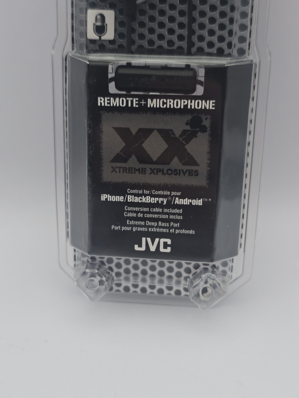 JVC HA-FR201-A XX Xtreme Xplosives InEar Stereo Earbuds w/Mic Remote, New Sealed