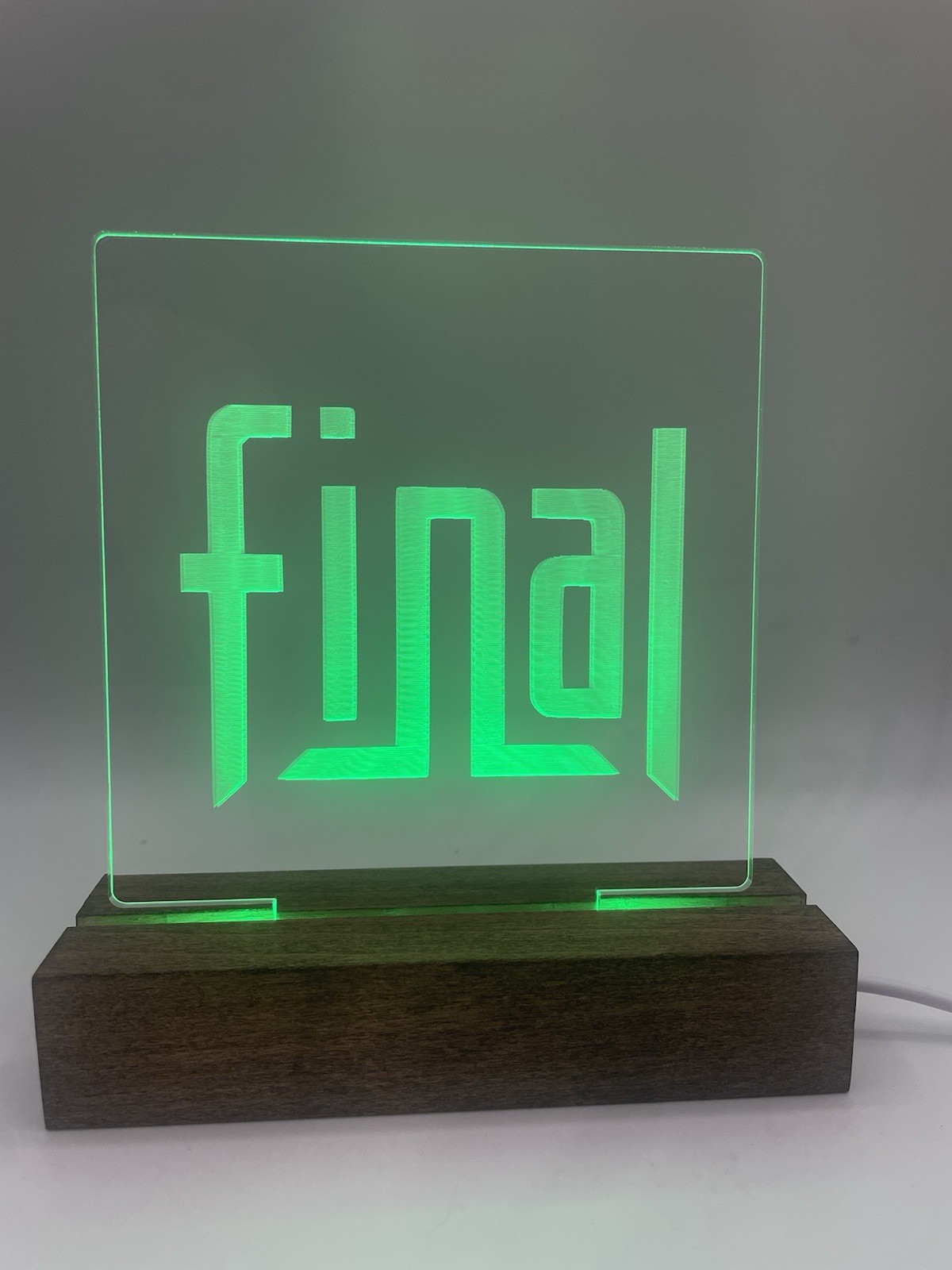 New – FINAL AUDIO LED Sign