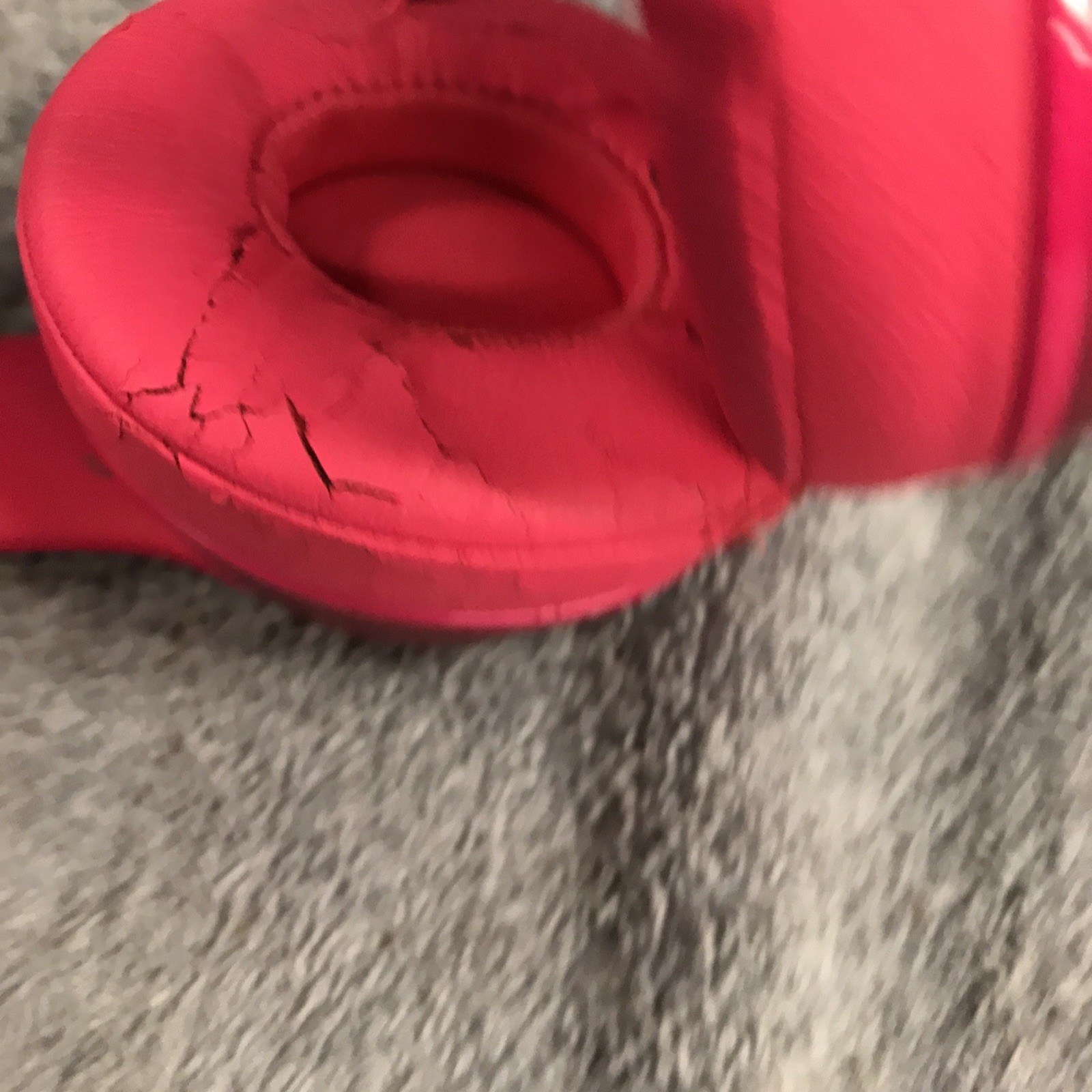 Beats Solo Wired On-Ear Headphones B0518 Pink ~ Need EarPads.