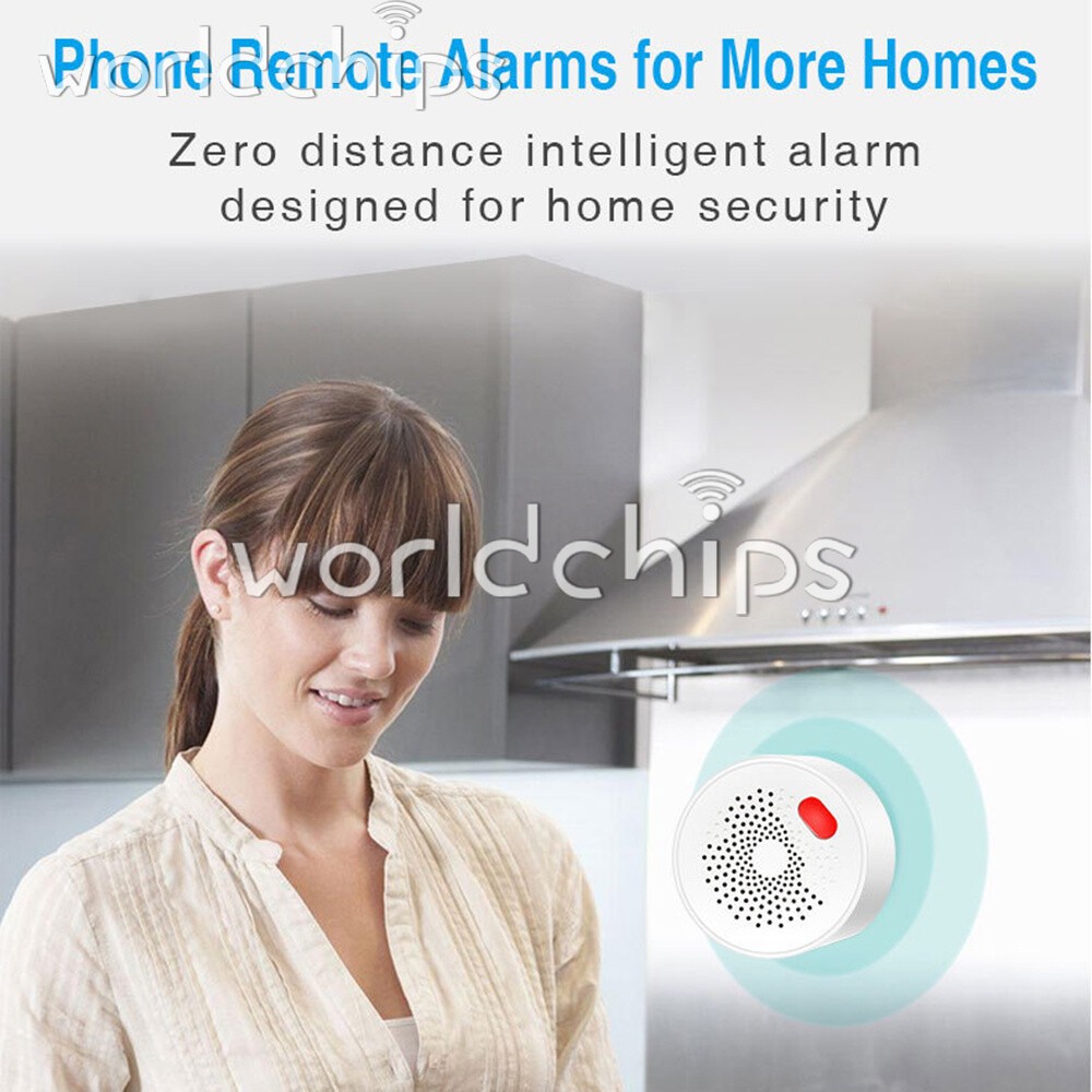 9PCS Gas Leak Detector Alarm Sensor Tuya WIFI Combustible Natural Gas Alarm