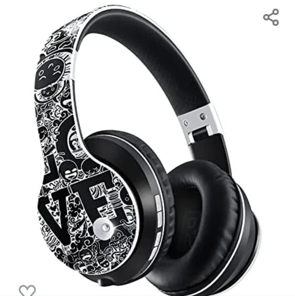 🔥🔥OUTAD Wireless Headphones Bluetooth V5.0 Foldable Design, (Black) 🔥🔥