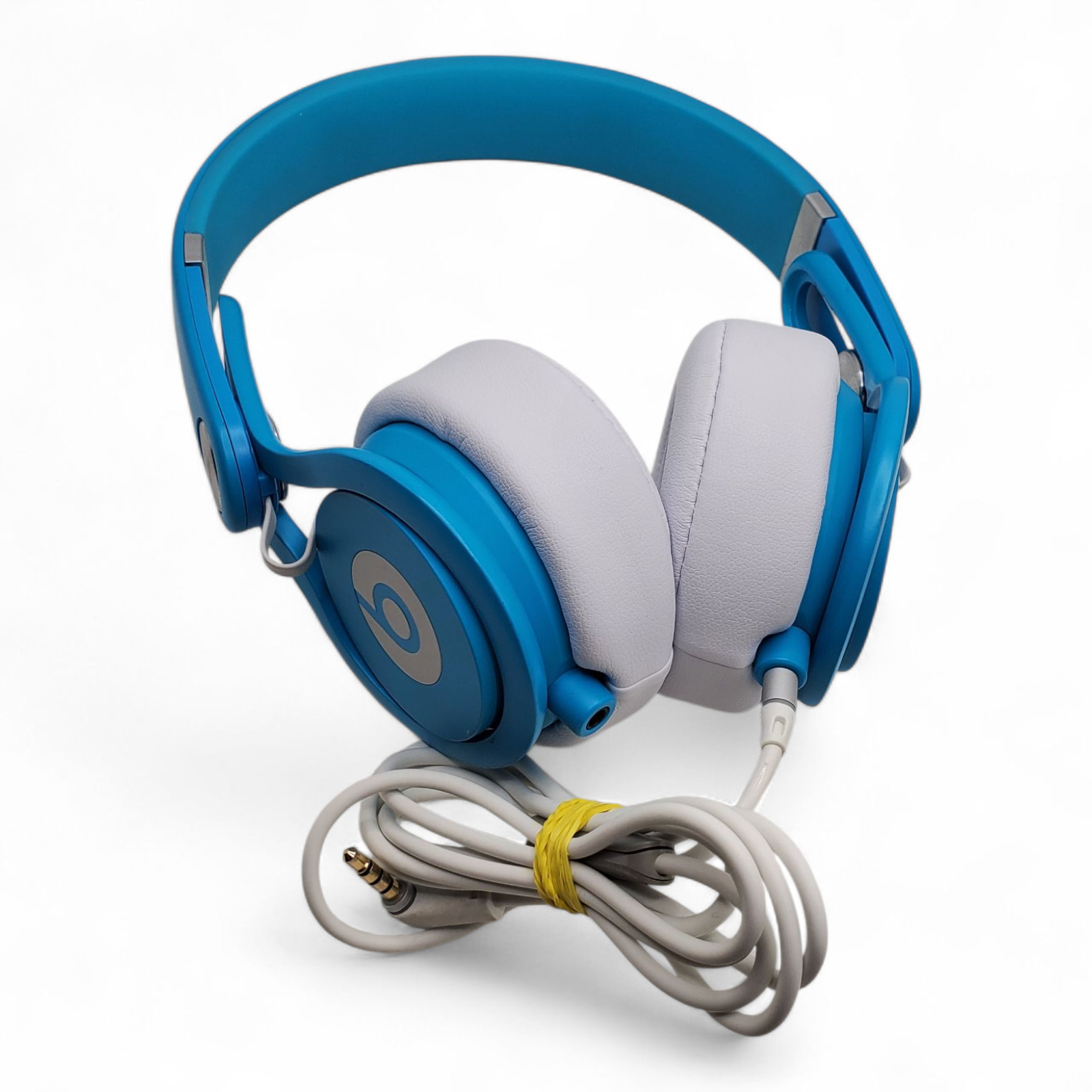 Beats Mixr Wired On-Ear Headphones Blue White – Tested & Excellent Condition
