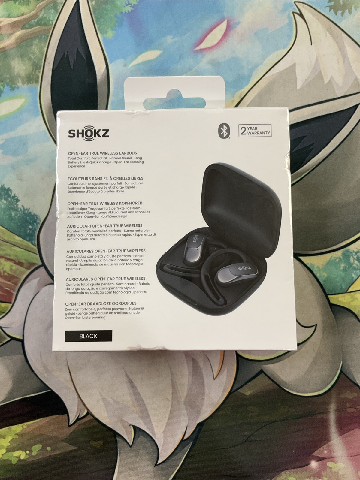 SHOKZ OpenFit Air Open-Ear Bluetooth Headphones, Black (T511)