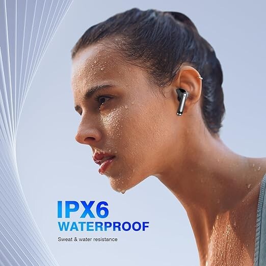 Wireless Earbuds Bluetooth 5.3 Headphone Headset Hi-Fi Stereo Noise Cancellation