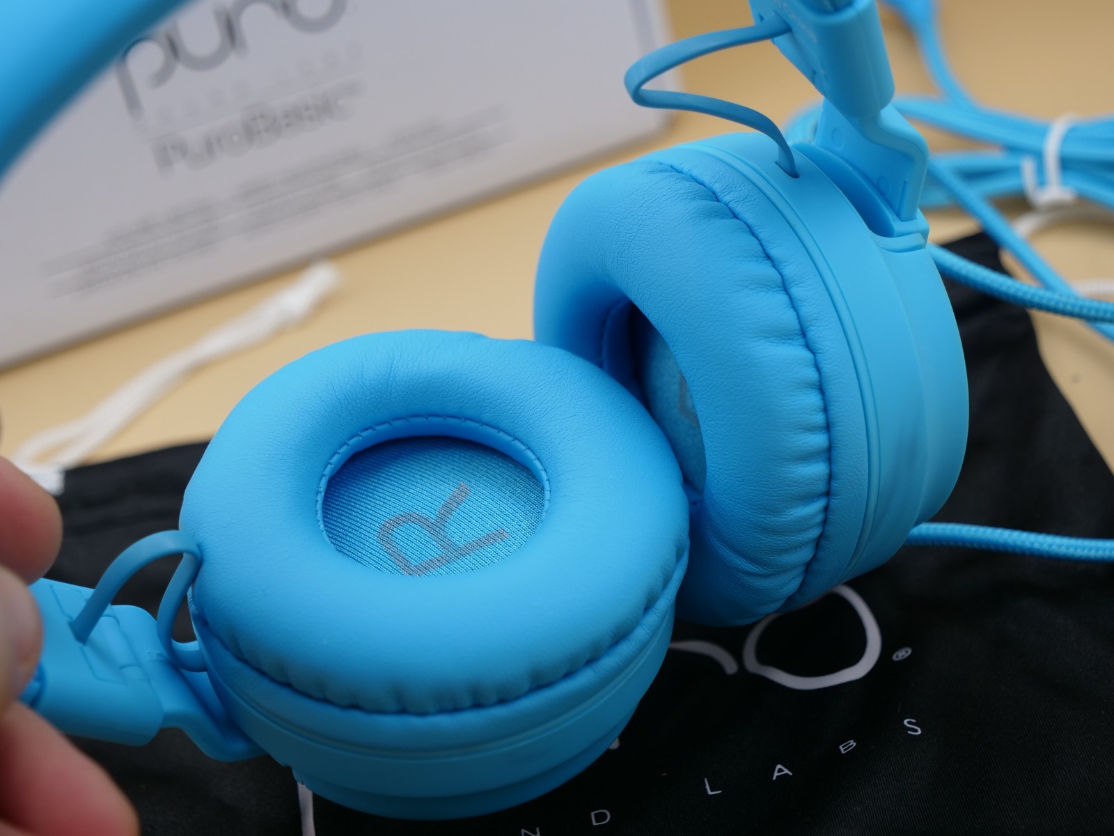 Audio Headphone Sound Labs Puro Basic sound limiting childrens child blue