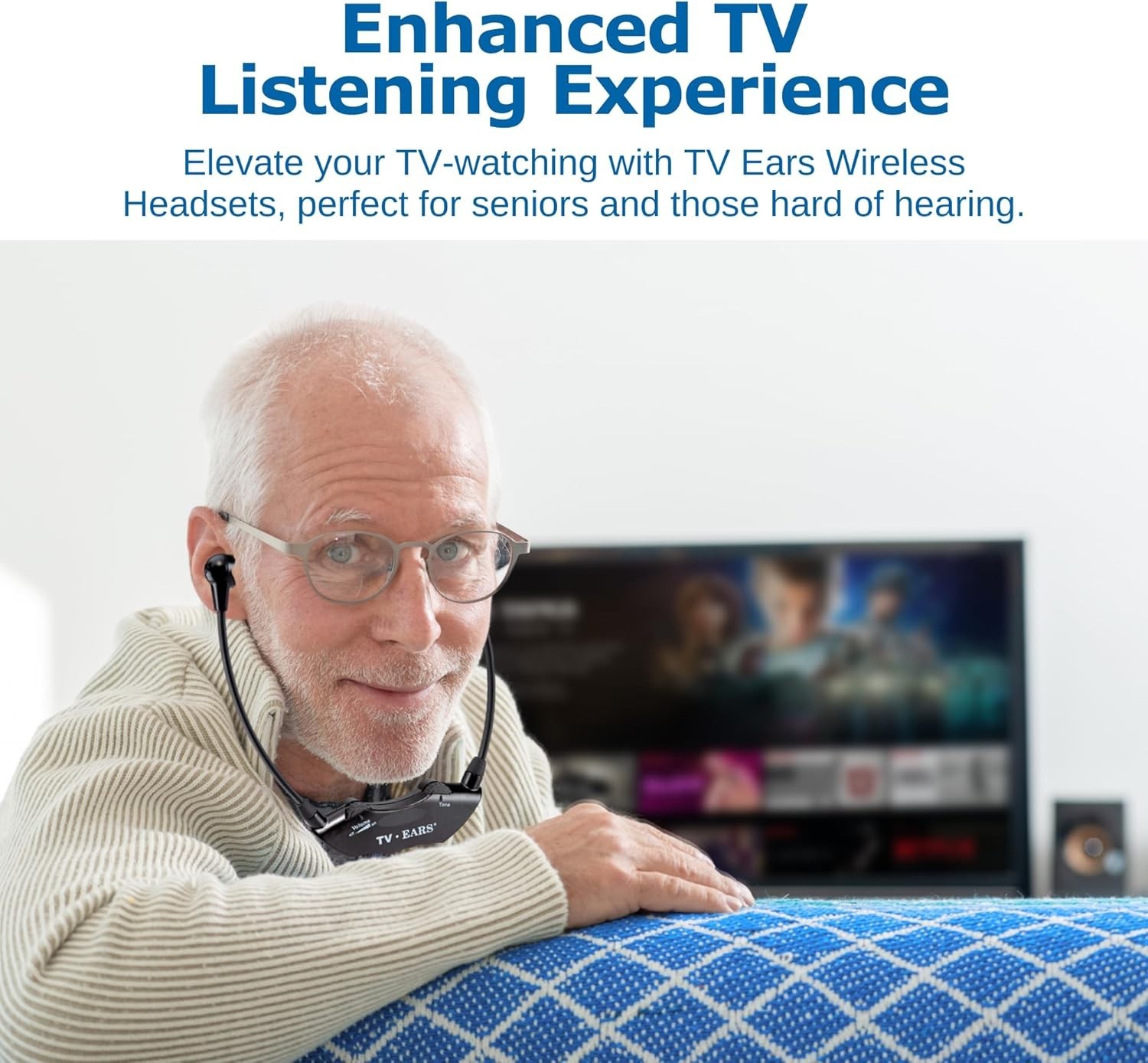 Analog Wireless Headset System for Seniors – Enhanced TV Listening Experience