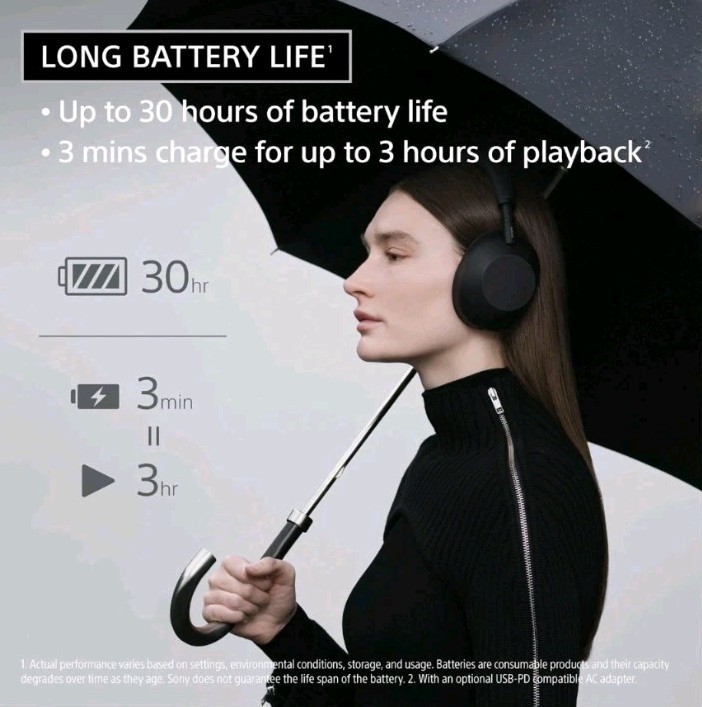 New Sony WH-1000XM6 Best Wireless Noise Canceling Bluetooth Headphones | Black