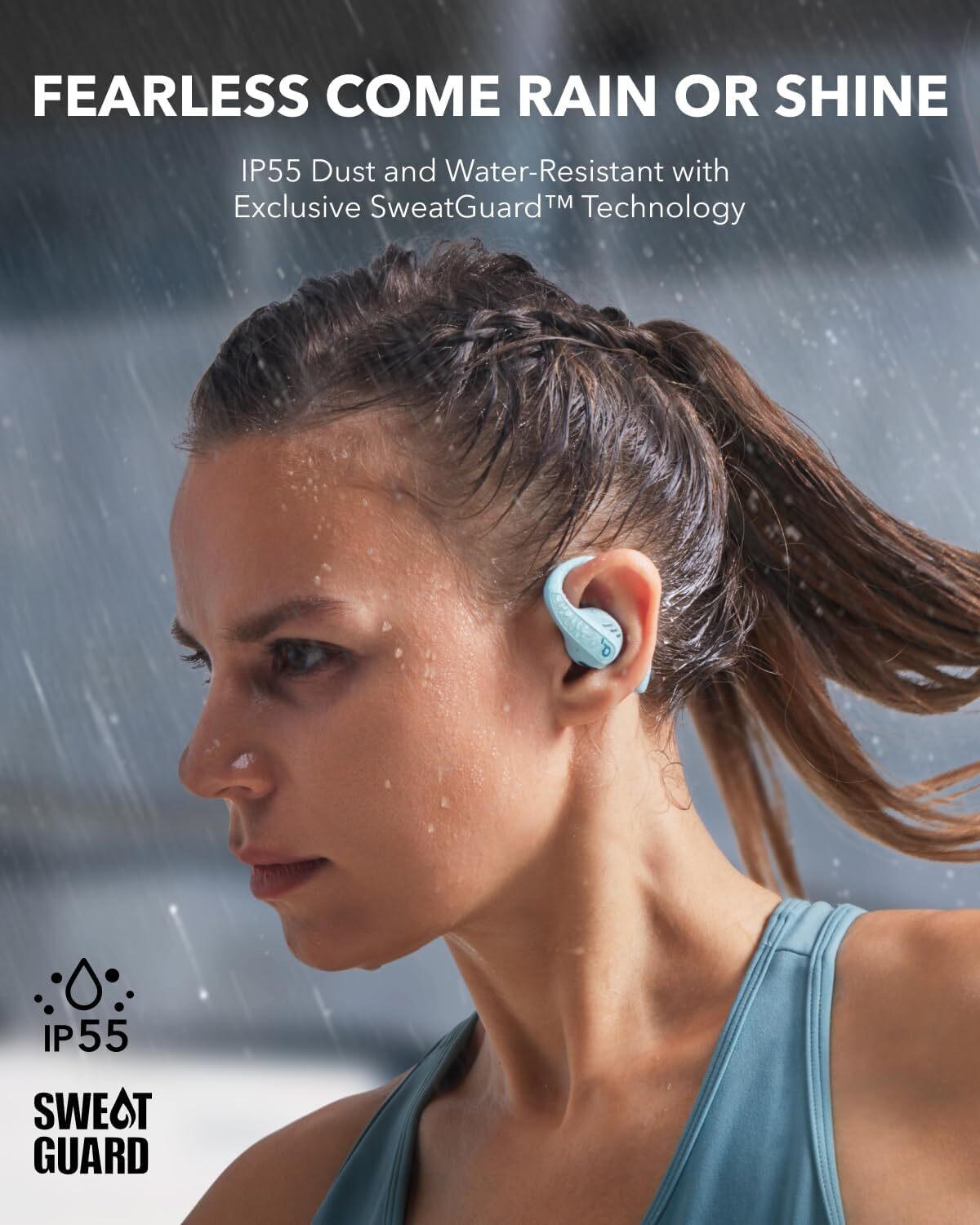 Soundcore AeroFit Pro Open-Ear Headphones LDAC Rich Sound Earbuds Spatial Audio