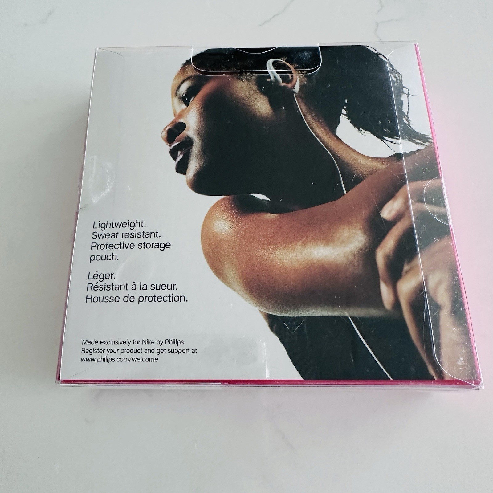 Nike Flow Sport Headphones Dual Earbuds White Jogging Gardening Fun Music
