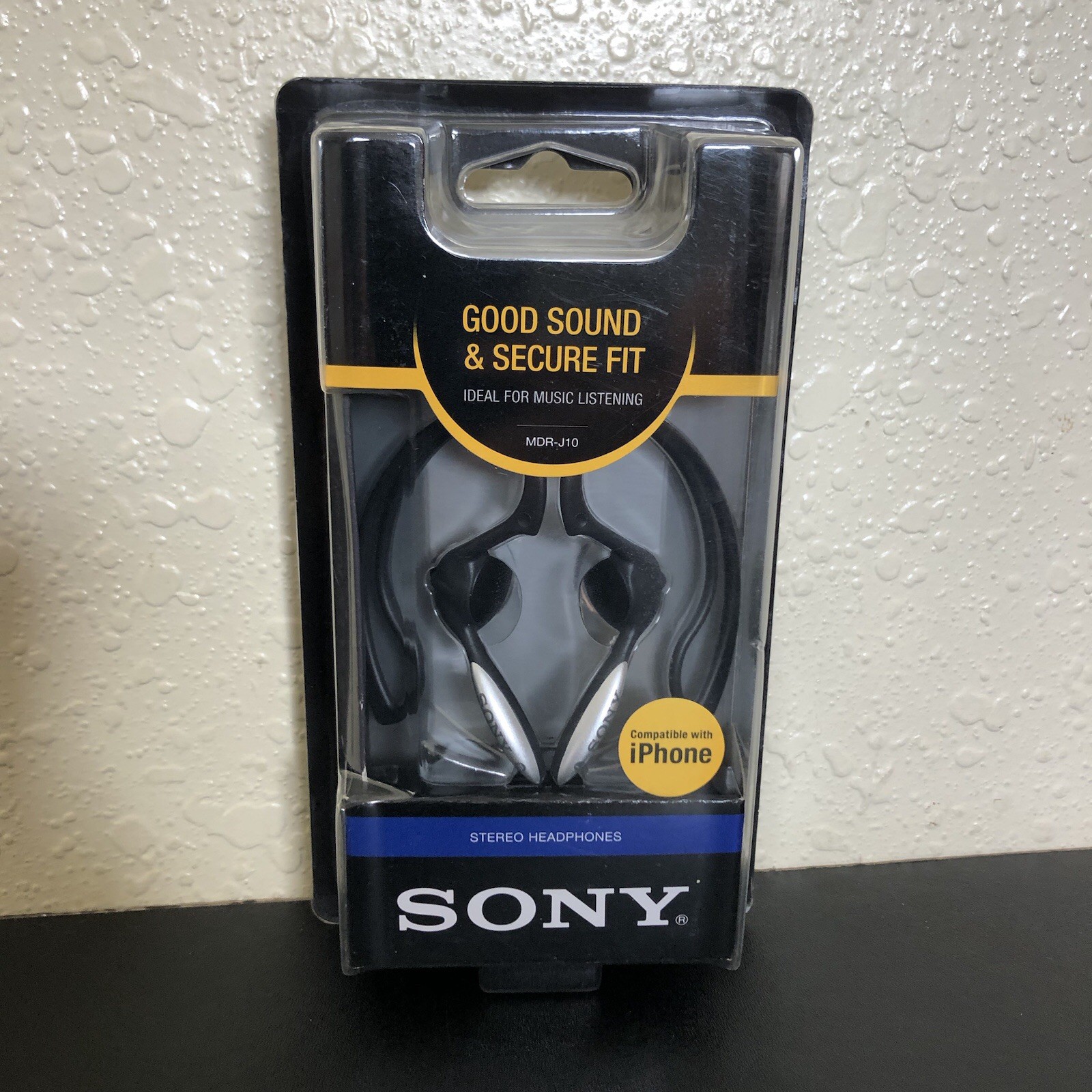 Sony MDR-J10 Clip On Over the Ear Stereo Headphones Vintage 2007 New Sealed