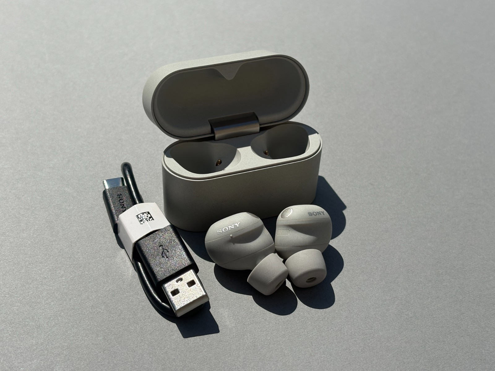 Sony WF-1000XM6 Truly Wireless Noise Cancelling Earbuds – Platinum Silver #E