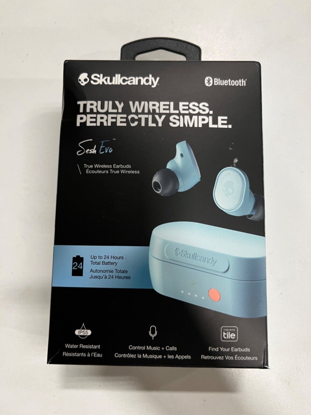 Skullcandy SESH EVO True Wireless Bluetooth in-Ear Earbud | Bleached Blue
