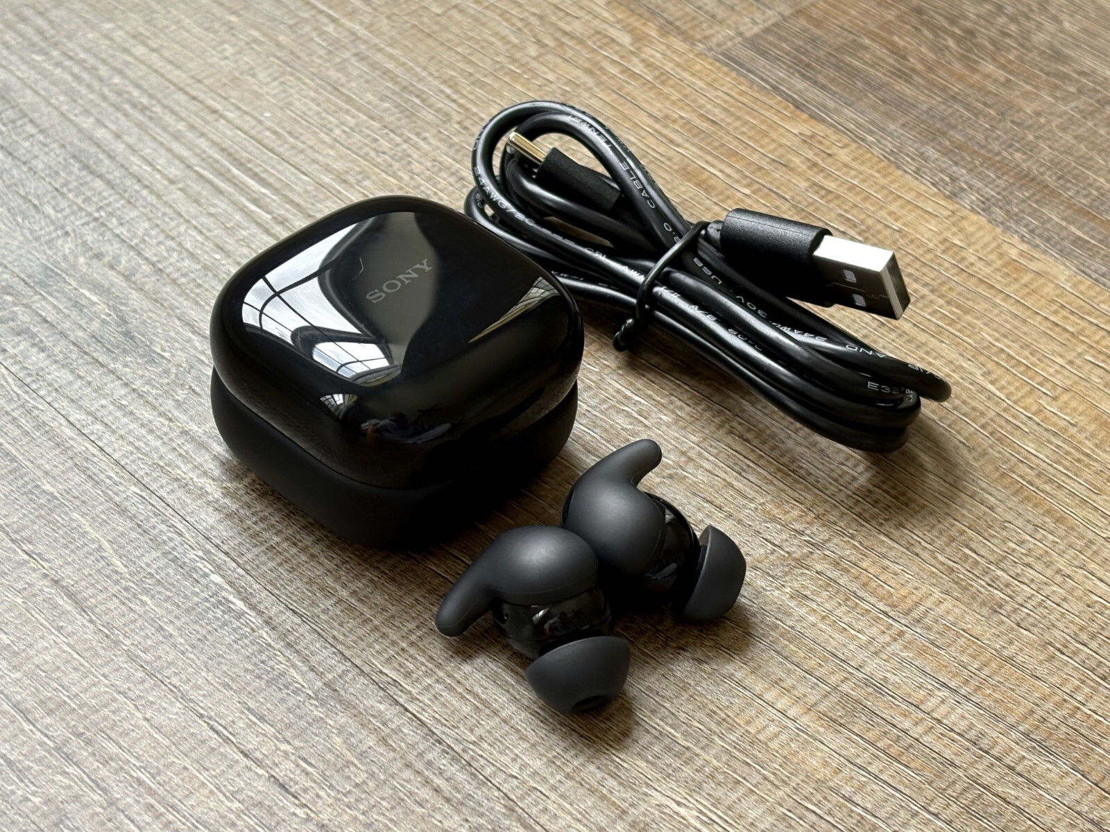 SONY LinkBuds Fit WF-LS910N Wireless Noise Canceling Earbuds – Black #VG