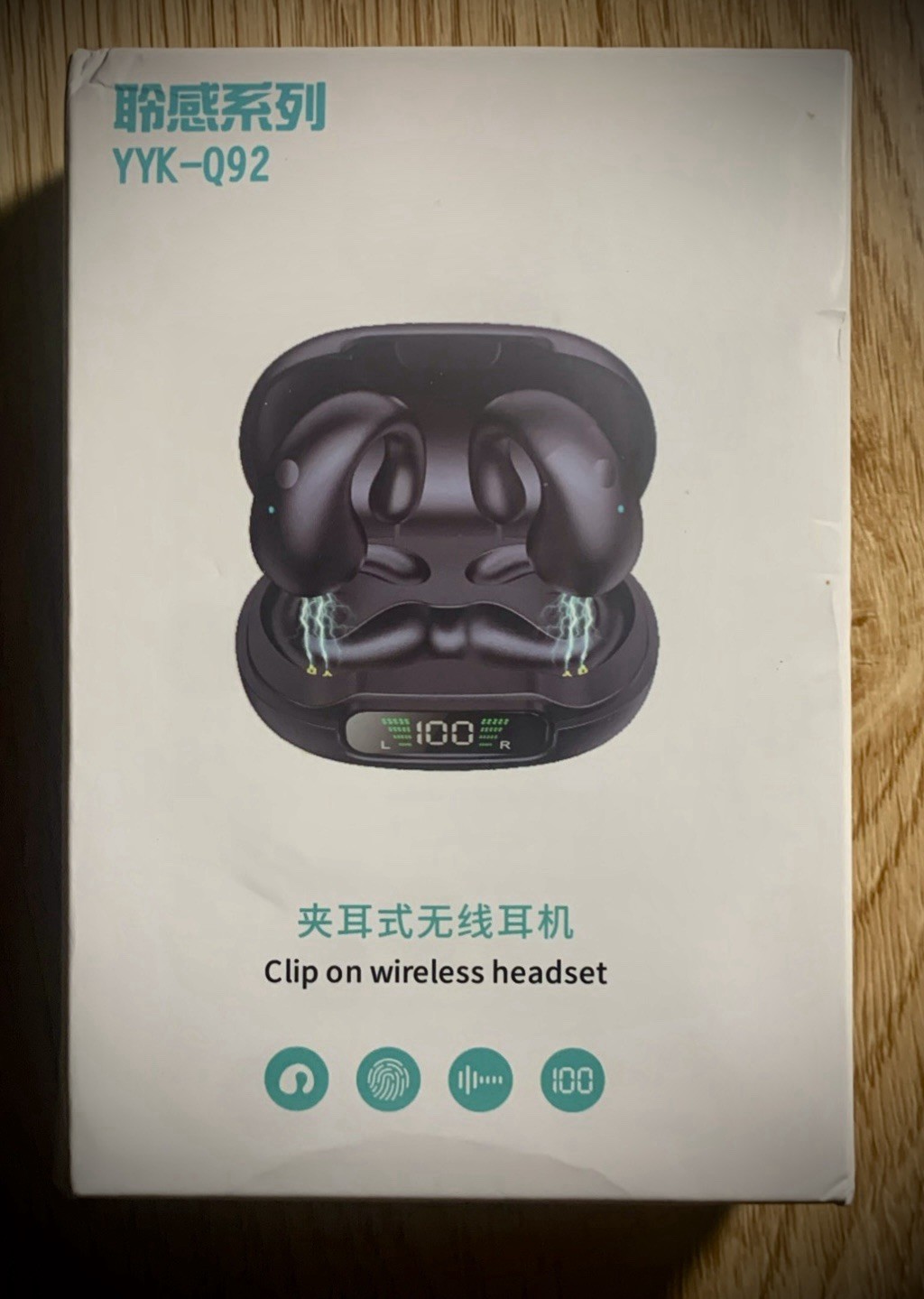 YYK-Q92 Clip On / Open Listening Wireless Headset