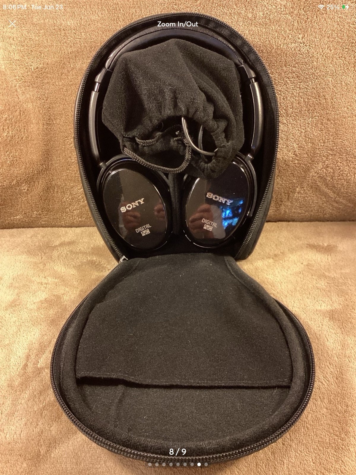Sony MDR-NC500D Digital NC Noise Cancelling Headphones WORKING CONDITION (E1)