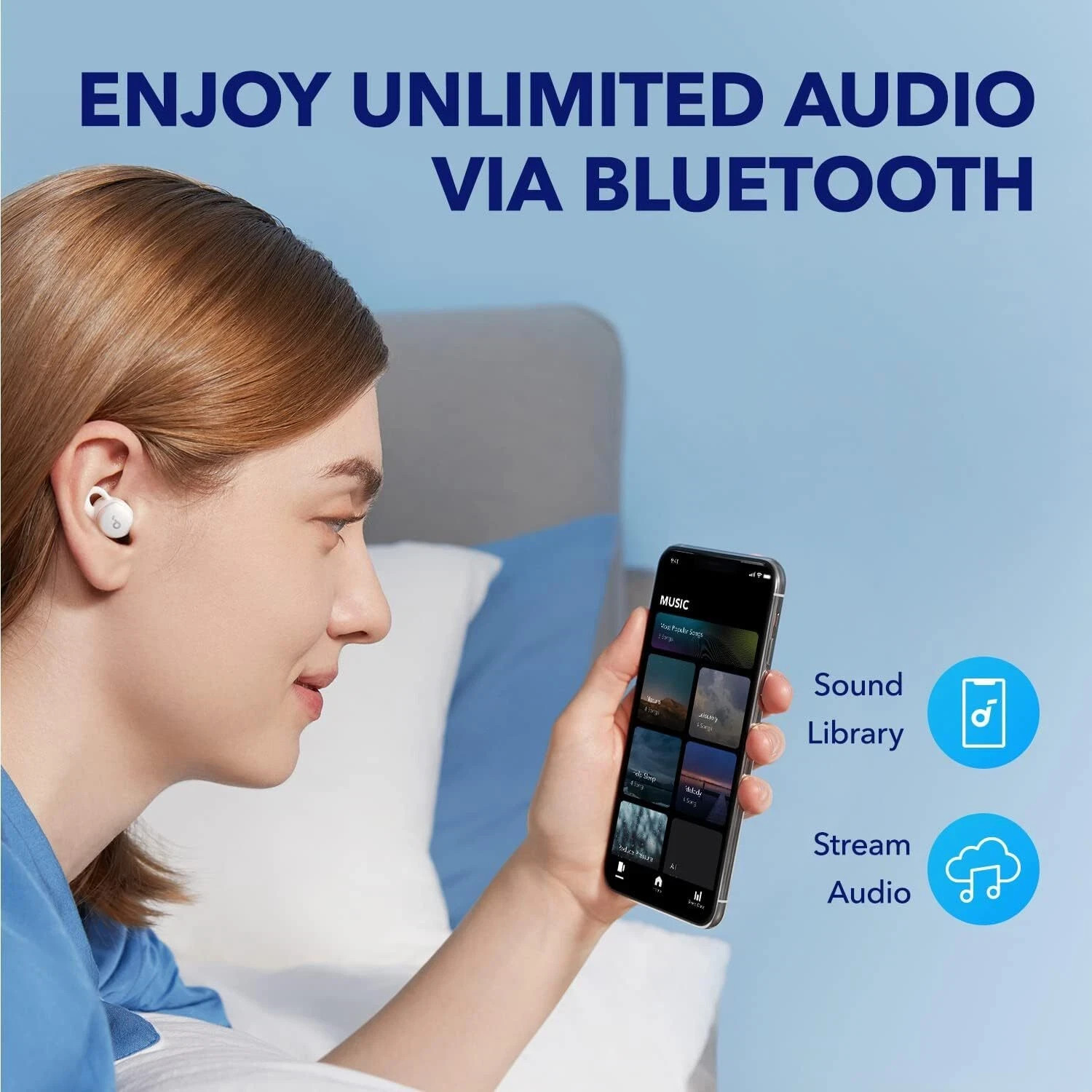 Soundcore Sleep A10 Bluetooth Sleep Earbuds Noise Blocking Sleep Monitor