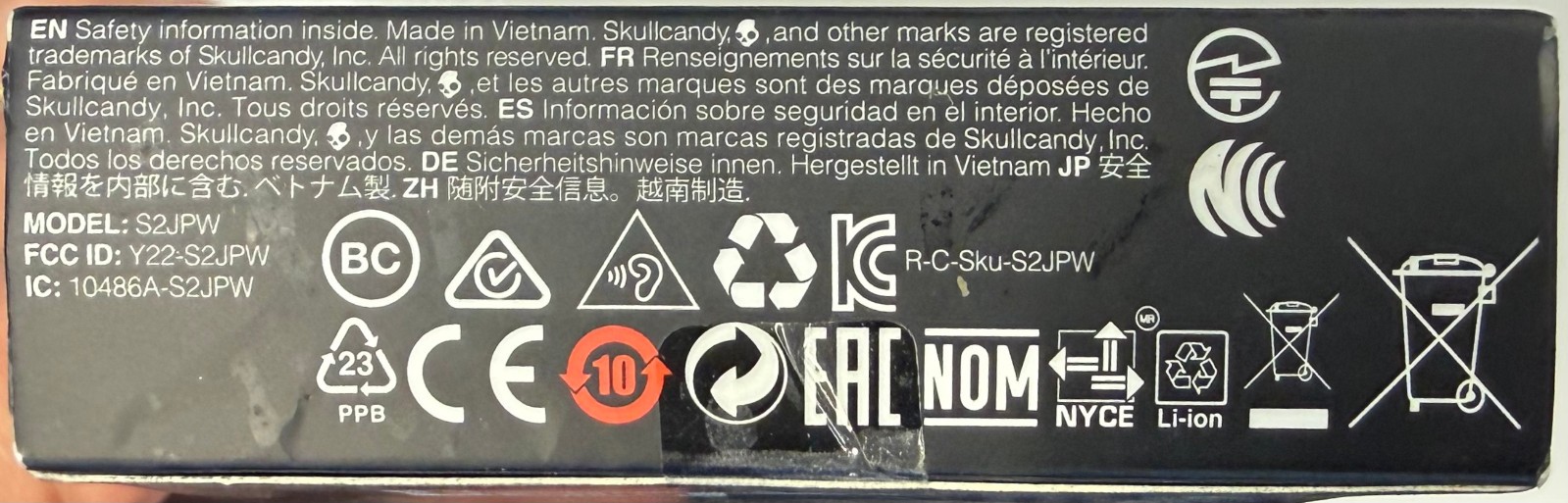 2/$19.99 Skullcandy “Jib+” Wireless Earbuds (RED)(S2JPW-M010)(118)