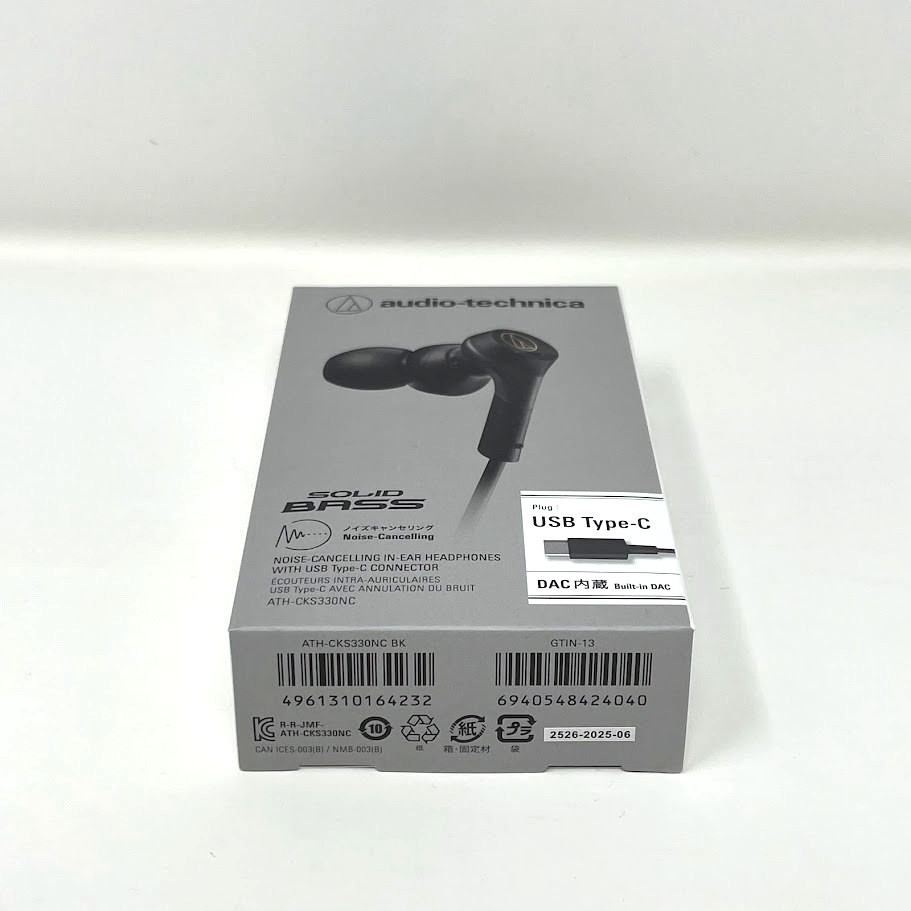 audio-technica ATH-CKS330NC BK Noise Cancellation USB-C earphones Japan New