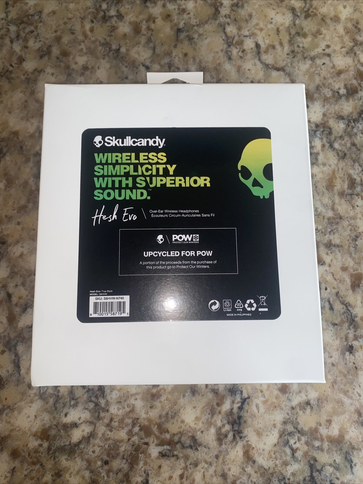 Skullcandy Hesh Evo S6HVW-N740 Bluetooth Wireless Over Ear Headphones – Black