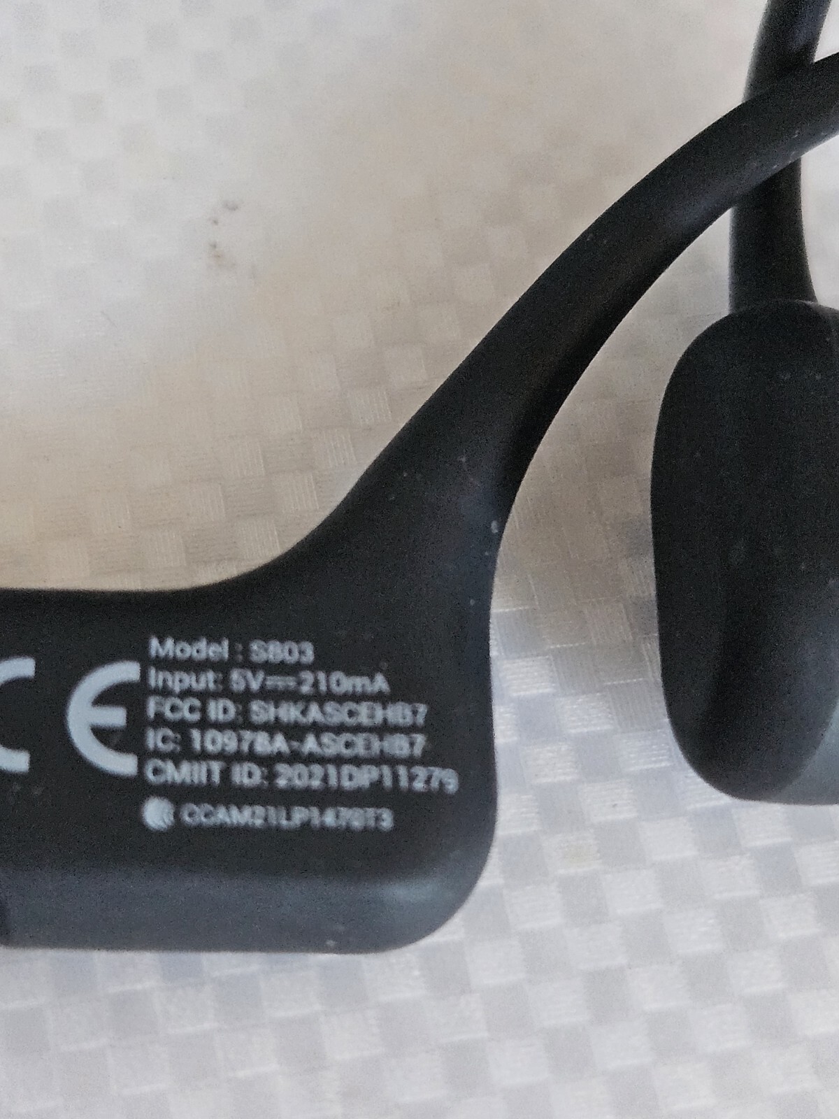 Shokz – OpenRun S803 Bone Conduction Open-Ear Endurance Headphones – Black