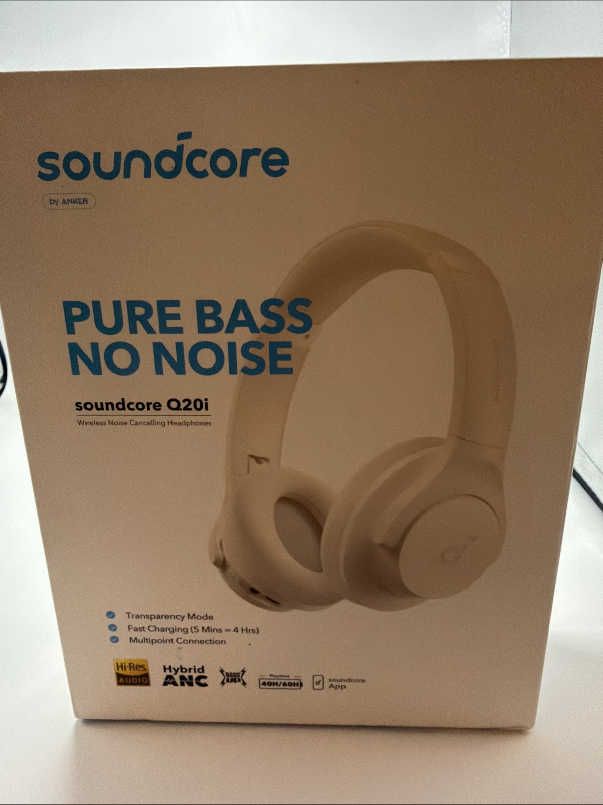 Soundcore by Anker Q20i Hybrid Active Noise Cancelling Headphones