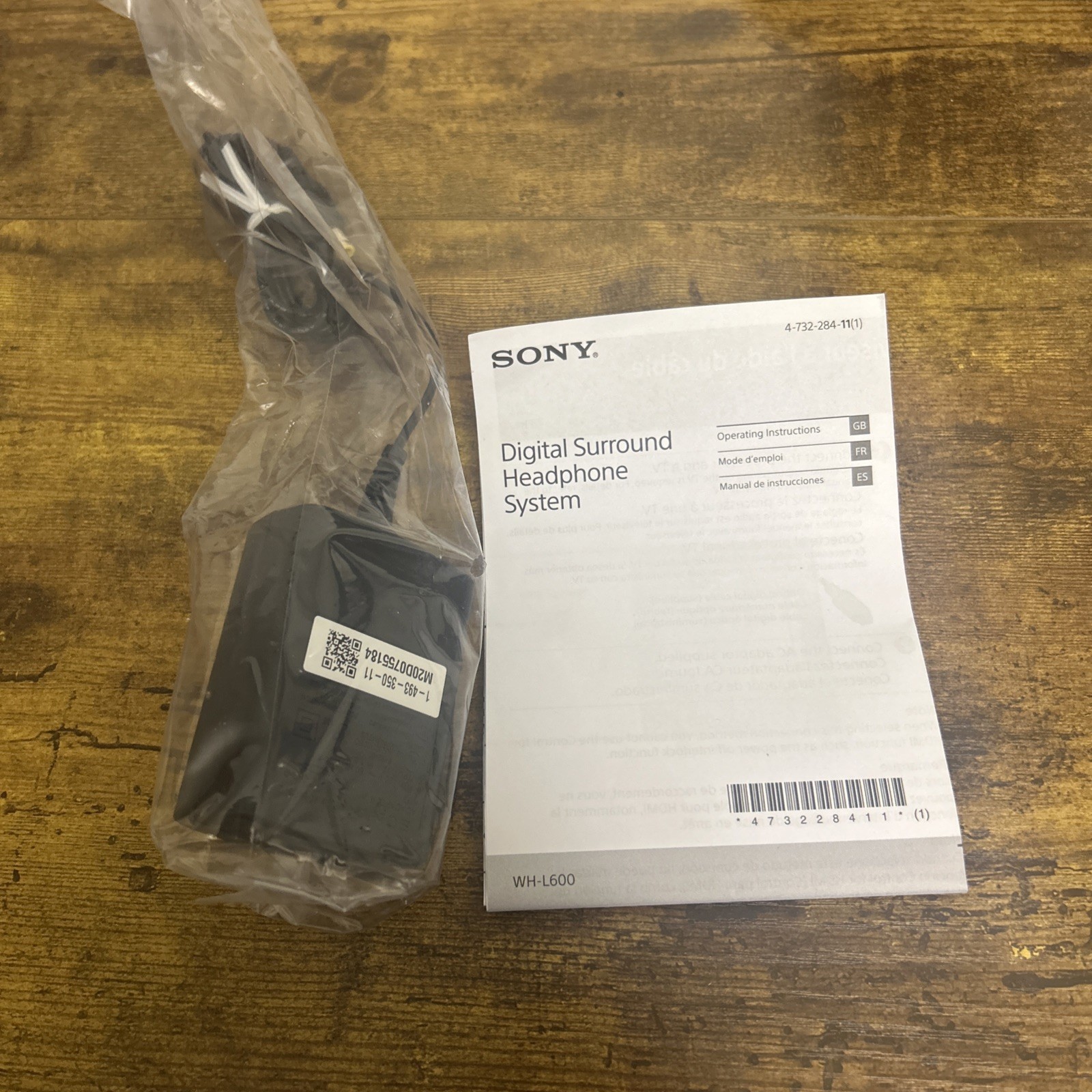 Sony WH-L600 Digital Surround Wireless Headphones Black Brand New Read!