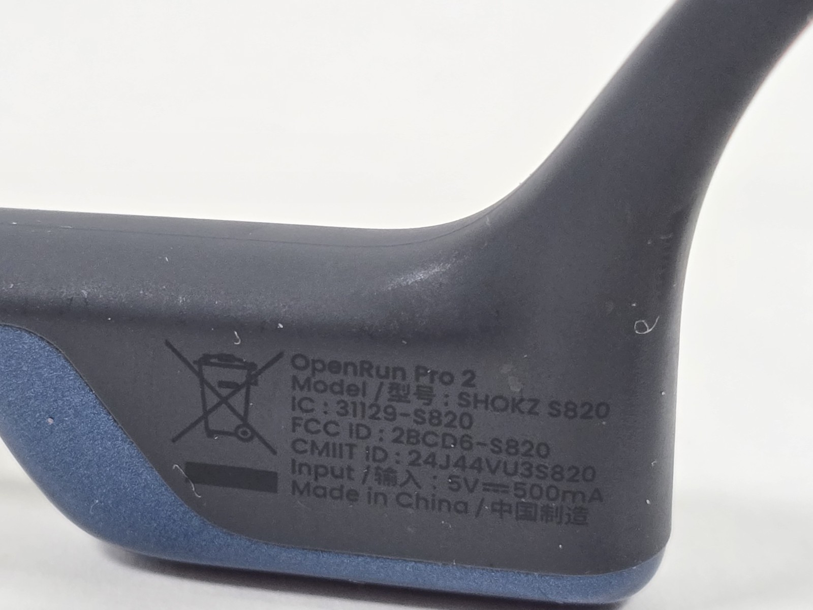 Shokz OpenRun Pro 2 Wireless Bone Conduction Headphones S820 FOR PARTS READ