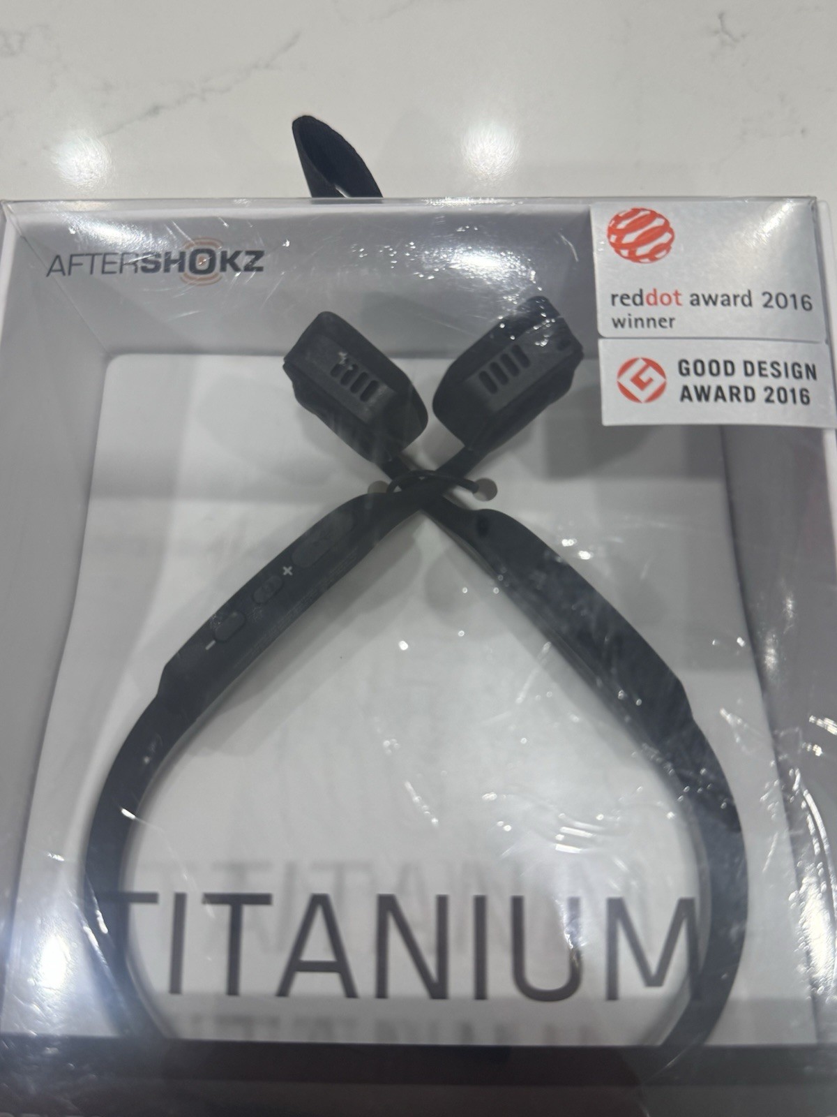 AfterShokz Titanium Wireless Bone Conduction Headphones – Black