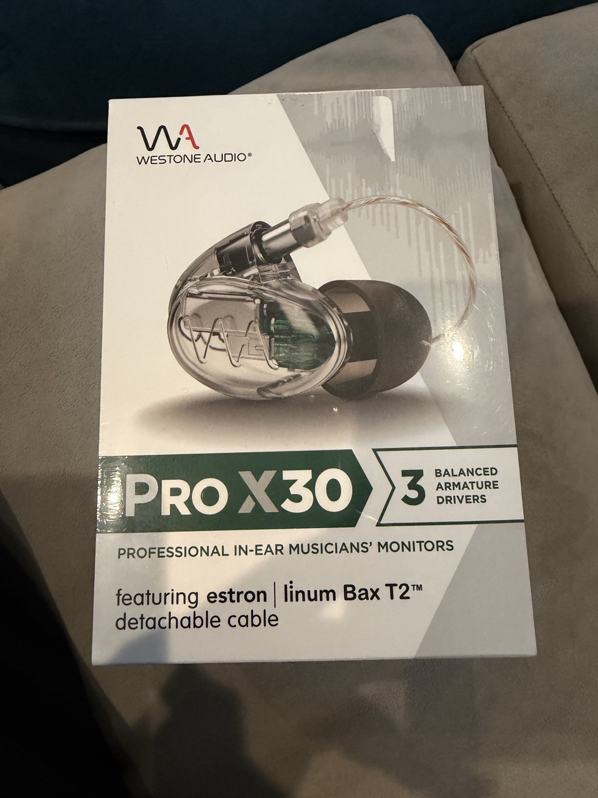 Westone Audio Pro X30 Wired 3 Balanced Armature Drivers
