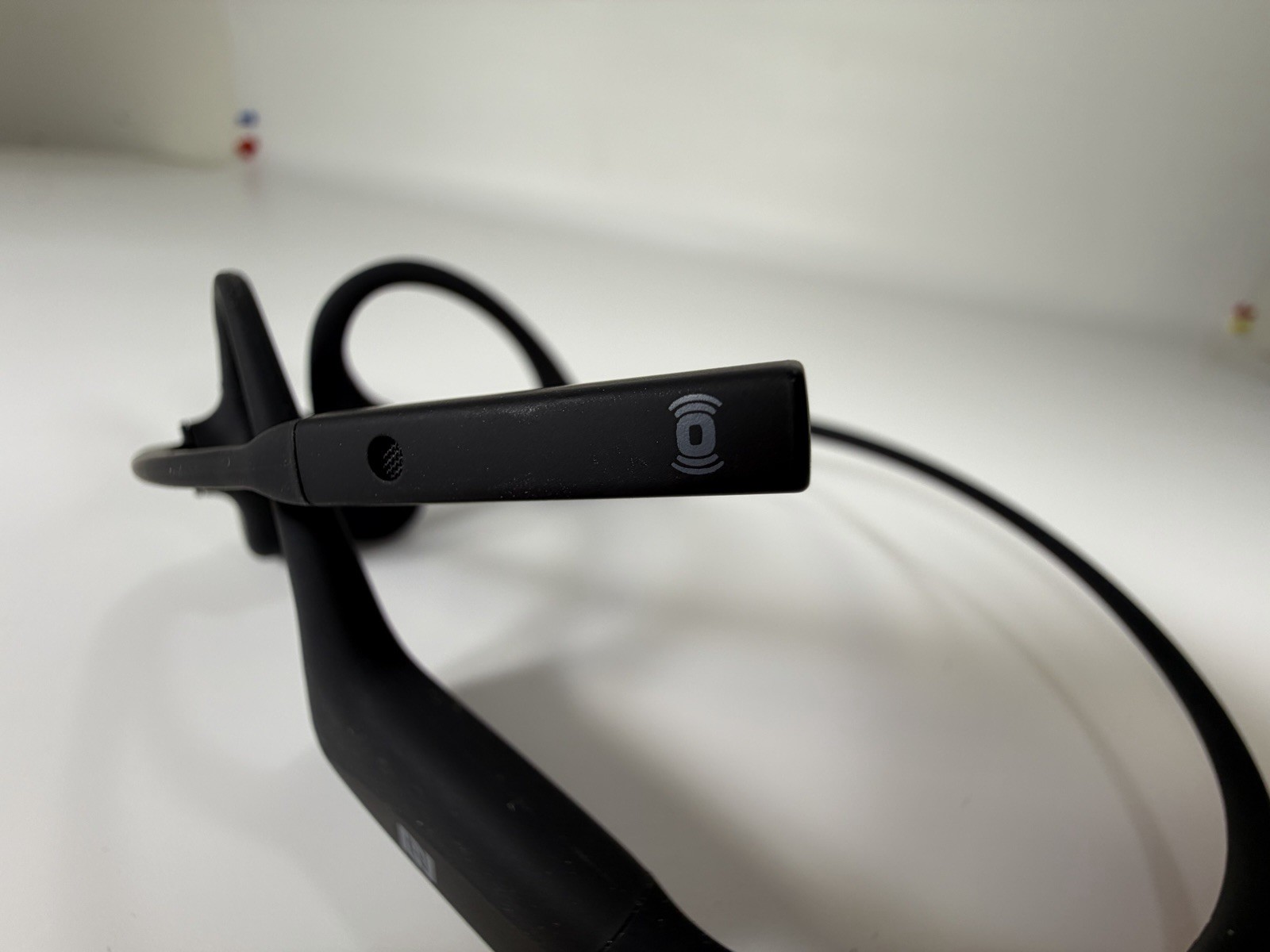 SHOKZ OPENCOMM Bone Conduction Bluetooth Headset with Boom Mic – Working