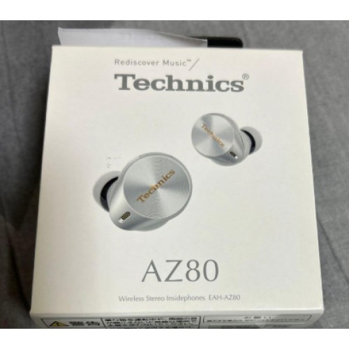 EAH-AZ80 Technics Wireless Earphones Silver Earbud (In Ear) verygood condition