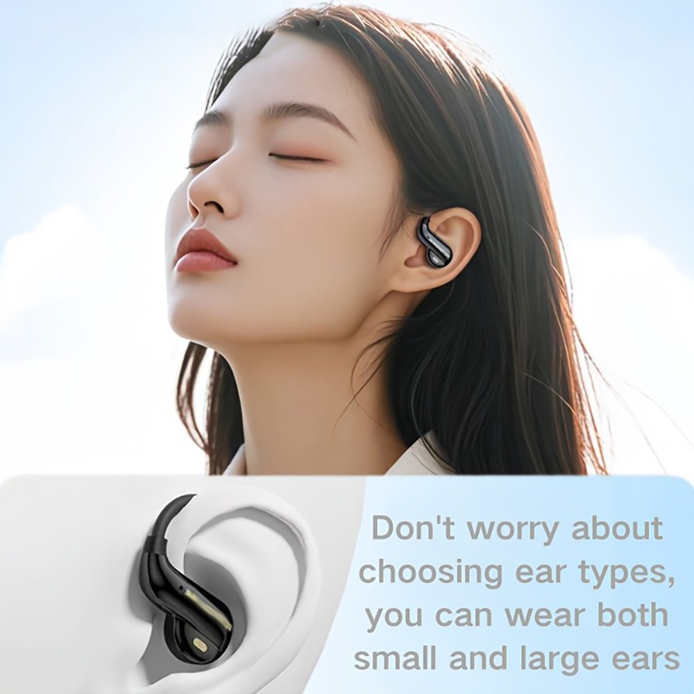 premium earbuds for ultra-light 5G open-ear hook headphones, daily/travel ready