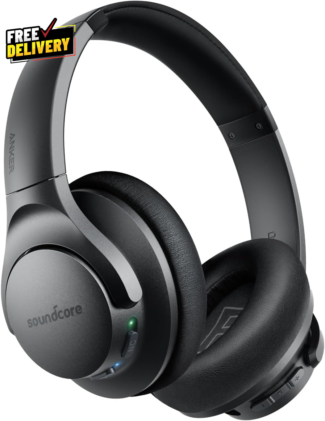 Anker Life Q20 Hybrid ANC Wireless Over-Ear Bluetooth Headphones 60H Playtime