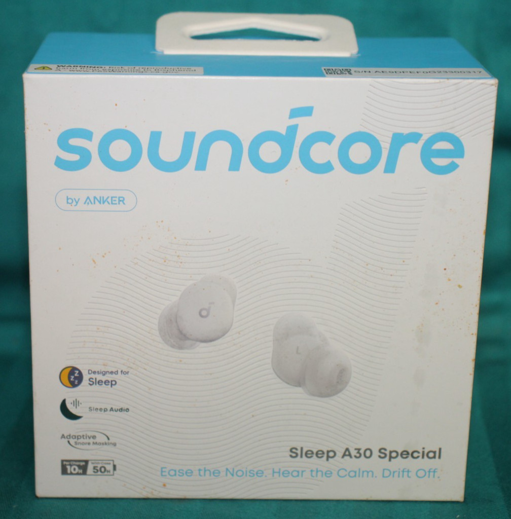 Soundcore Sleep A30 Special by Anker-Sleep Earbuds ANC Passive Isolation SEALED