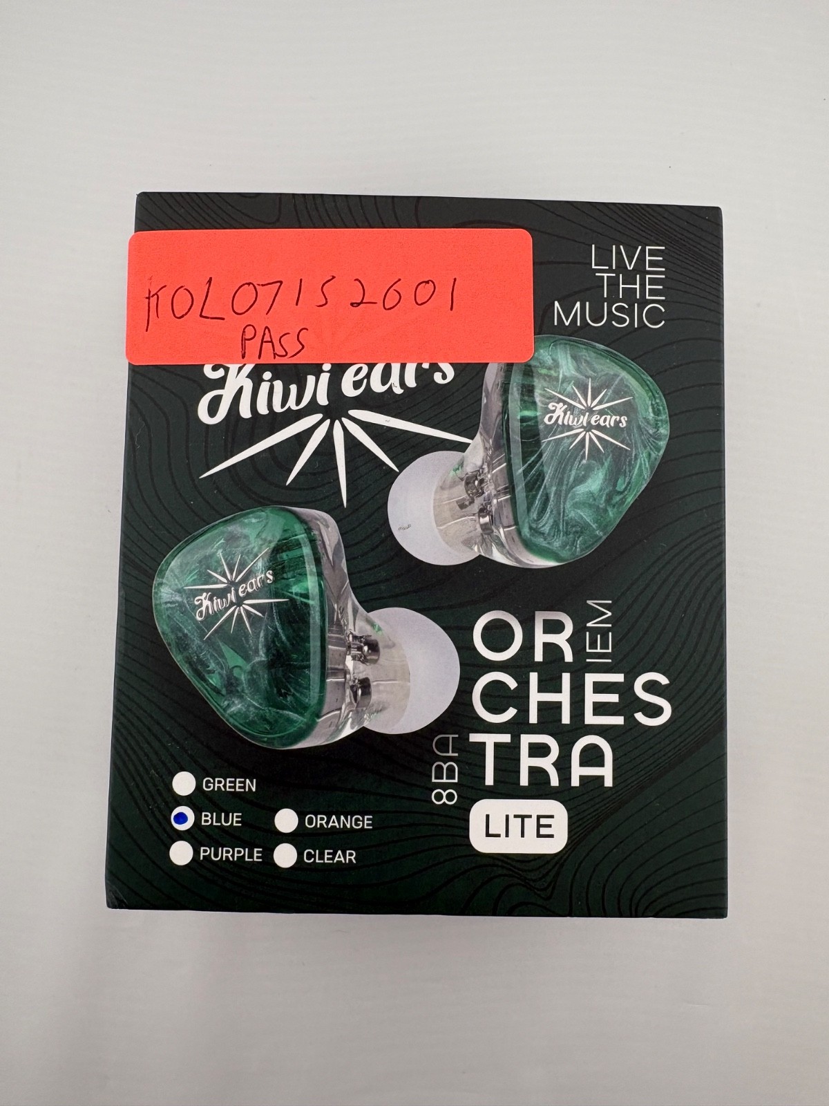 Kiwi ears Orchestra Lite IEM in ear monitor headphones. Tested. Free shipping