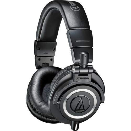 Audio-Technica ATH-M50x Monitor Headphones – Black Bundle