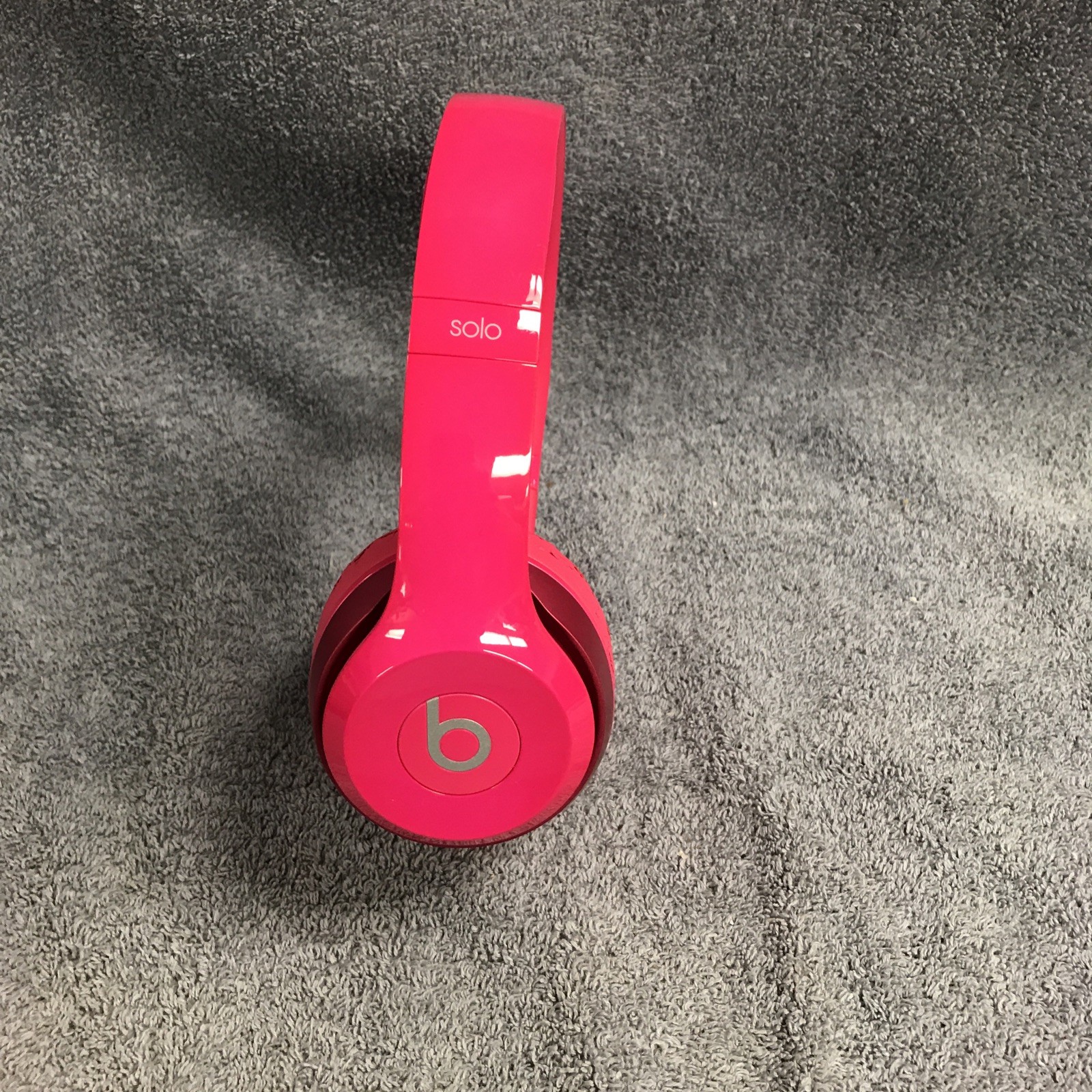 Beats Solo Wired On-Ear Headphones B0518 Pink ~ Need EarPads.
