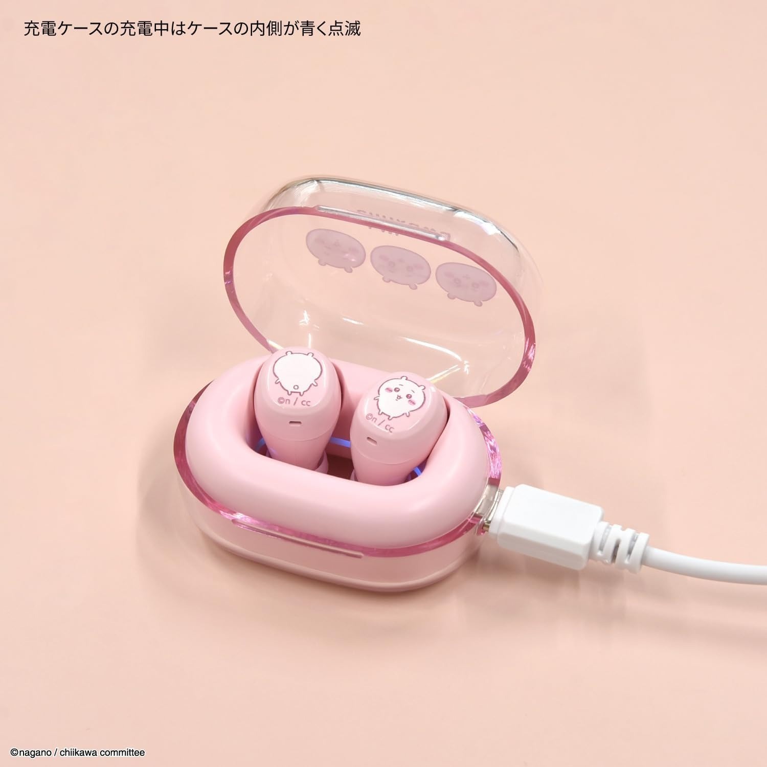 Chiikawa CK-64A Wireless Bluetooth Earphones Pink Gourmandise Japan Limited NEW