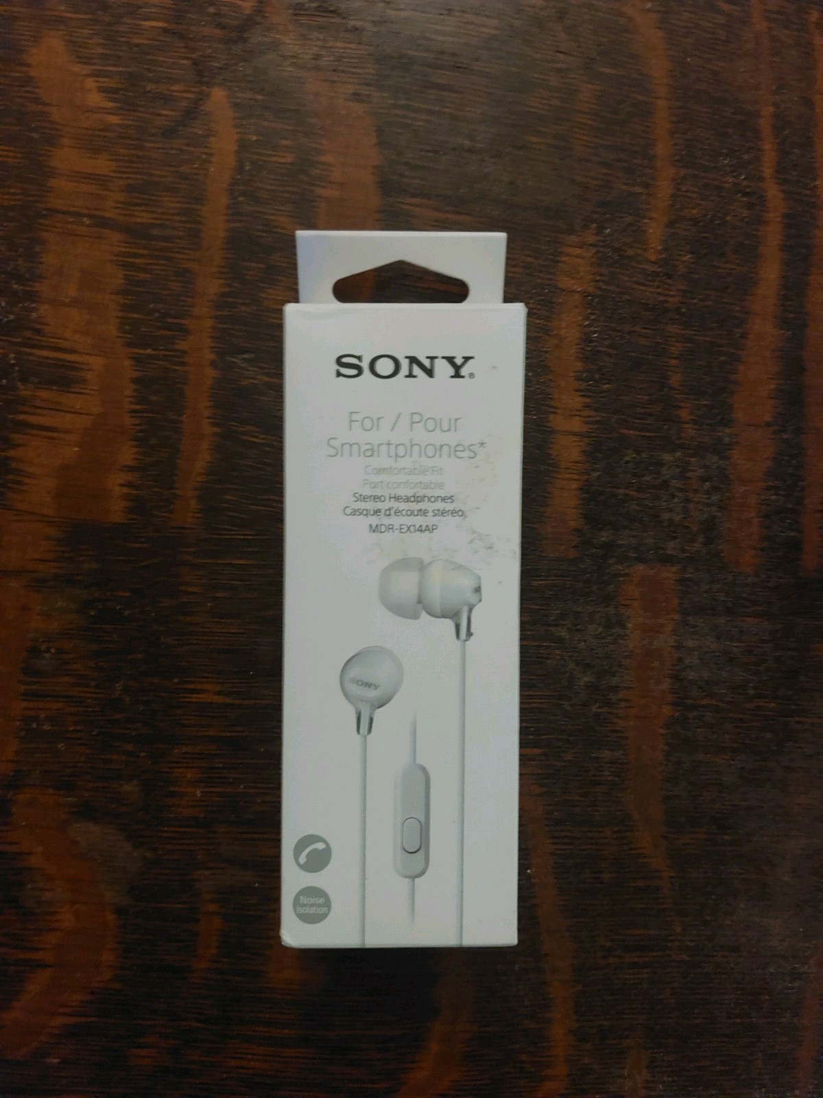 New & Sealed! Genuine Sony MDR-EX14AP Headset Ear Bud Headphones with Mic – NWB