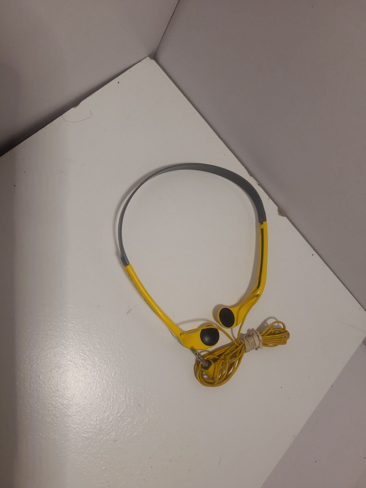 Sony MDR-W14 Yellow Black Wired Walkman Stereo Audio In-The-Ear Headphones