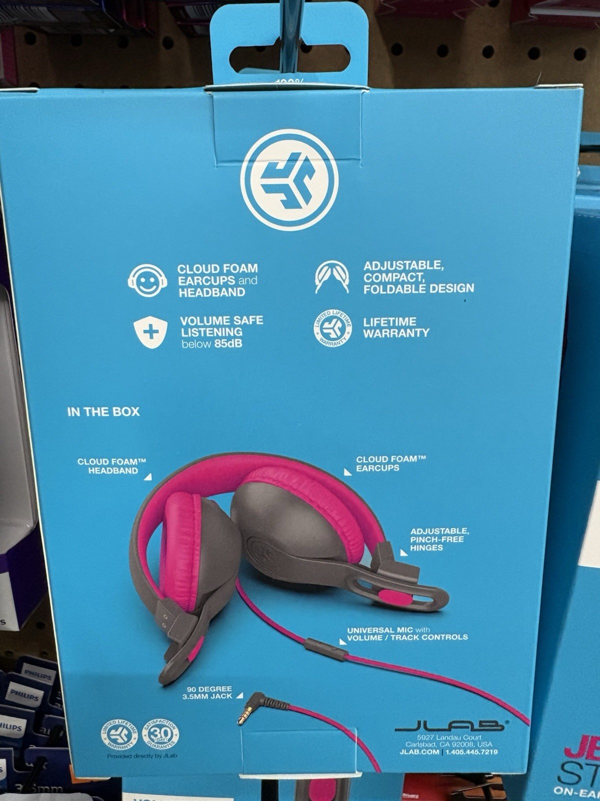 JLAB J buddies Kids Headphones, Blue (see description)