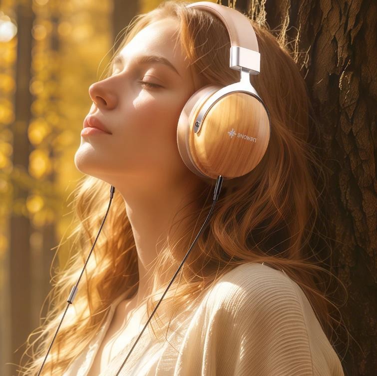 FiiO SNOWSKY NATURE Wired Over-Ear Headphones HiFi With Replaceable 3.5mm Cable