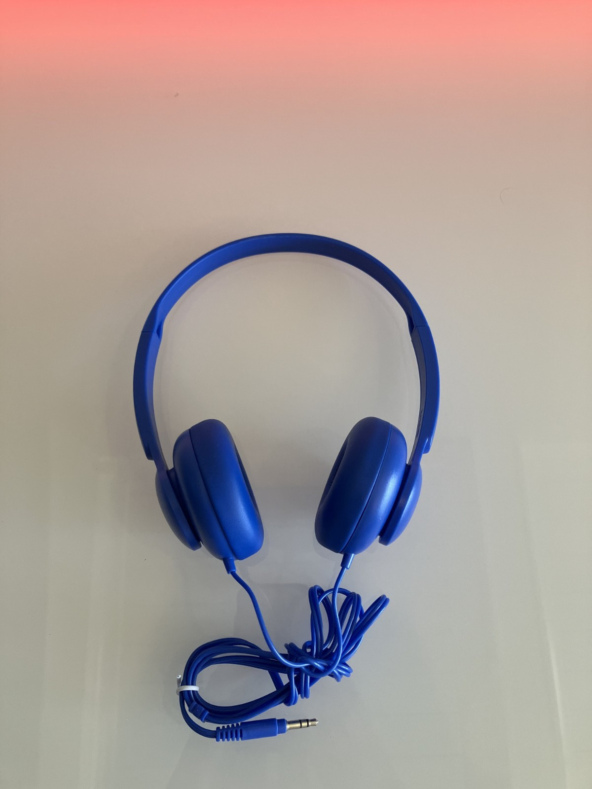 onn On-ear Wired Headphones, Blue, Pink, Blue, One or Multi, New, 3.5mm HD, OE