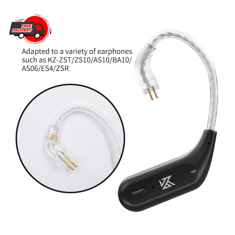 KZ AZ09 Bluetooth 5.2 Wireless Upgrade Cable Module for KZ C/B Pin Earphones