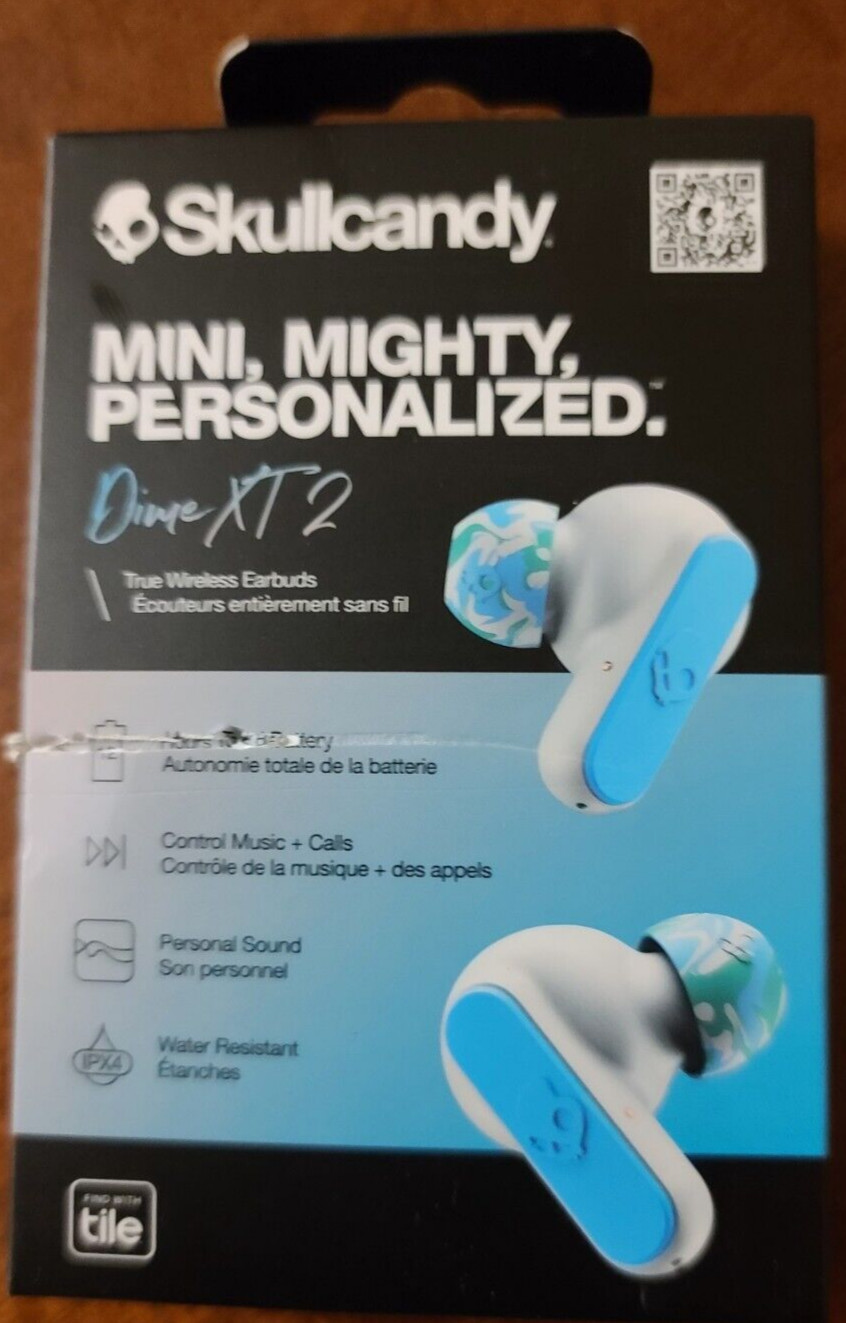 New Skullcandy Dime XT2 True Wireless Earbuds LIGHT BLUE
