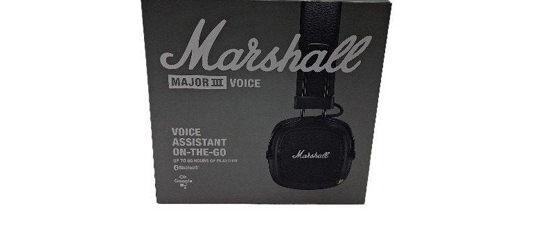 Marshall Major III Bluetooth Wireless On-Ear Headphone BLACK MAJOR 3 (Sealed)